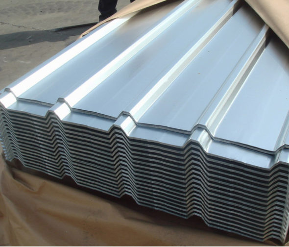 lamina acanalada de aluminio para techos