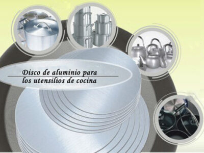Disco de aluminio para los utensilios de cocina
