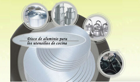 Disco de aluminio para los utensilios de cocina