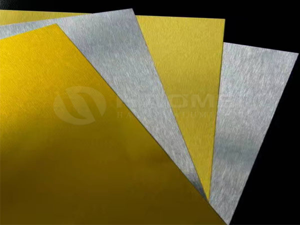 placa de aluminio anodizado cepillado